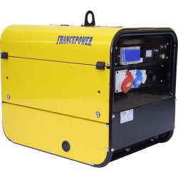 Groupe électrogène insonorisé triphasé 6,4 kVA SP 7500 TDSE avec AVR - Diesel - FRANCEPOWER - 00347