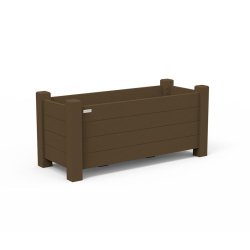 Jardinière LONDURA - 0.40 m³ - Hauteur 700 mm - STD OR-JA-03-XL - Finition Marron, Gris, Noir