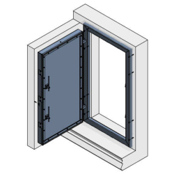 Porte anti-inondation Flo-Secur DS - fermeture rapide, étanchéité totale, acier robuste