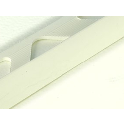 Profilés en PVC - Profil 1/4 de rond PVC 6 mm - 2.50 ML - Blanc