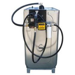 Station service gas-oil / GNR UNI Platine 1000 L - Cuve de stockage avec pompe électrique 230V et accessoires