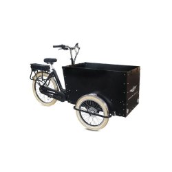 Triporteur Amsterdam Air eDrive - Grand coffre, 4 enfants, moteur Bafang Max M400