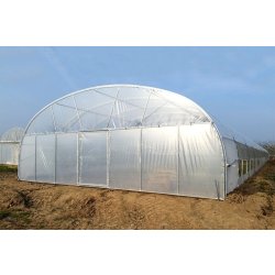 Serre tunnel professionnel pour maraîchers 9.60 m - Longueur 10 m - Val de Loire - Le breton