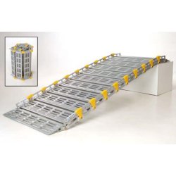 Rampe ERP Roll-A-Ramp - Modulaire en aluminium anodisé - Capacité 450 kg