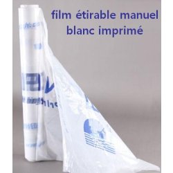 Impression film étirable manuel - Personnalisation 1 à 3 couleurs - Protection et traçabilité