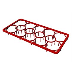 RM GASTRO Embout plastique de base pour verres 14 positions 50x50x4 REDFOX - C 1412 - REDFOX - 0615402981187