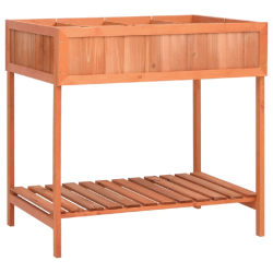 Helloshop26 - Jardinière à herbes 80 x 60 x 80 cm bois de sapin massif 02_0000872 - Bois massif 3000072071530