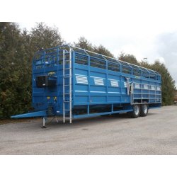 R1000b - Bétaillère double essieu robuste - PTAC 16 700 kg - 10m pour 16 à 17 bovins