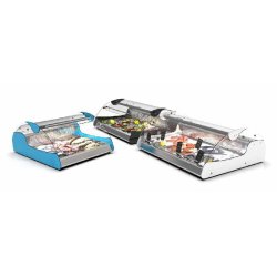 Vitrine réfrigérée spéciale Poissons 3 bacs GN 1/1 statique XL SAYL - Noir