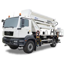 Camion nacelle E360PXJ - GSR - hauteur de travail 36.0 m, déport maximum 22.6 m, charge utile 320 kg