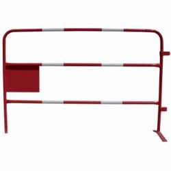 Barrière de sécurité BTP - 20806 - Signalisation et délimitation des zones de travaux - 1,50 m de long