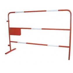 Barrière de chantier TP - Plaque latérale - Lot de 95 - Hauteur 1m - Longueur 1,5m - Personnalisable