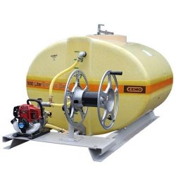 Ensemble cuve PFV ovale 1 000 litres équipée sur plateau avec pompe thermique WX10 - CEMO - 90234