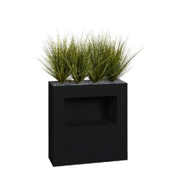 Jardinière ferro avec niche graminees