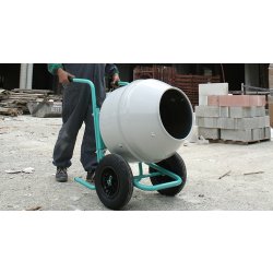 Bétonnière électrique 190L - ROLLBETA - mélange béton et mortier - capacité 90L