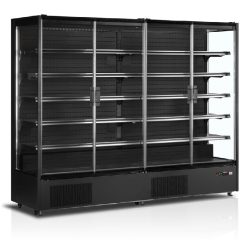 Vitrine réfrigérée pour supermarché à froid positif 2560mm Profondeur 740mm PC2500B TEFCOLD