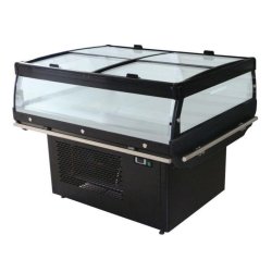 Îlot de refroidissement avec couvercle en verre 1.3 Combisteel