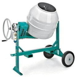 Bétonnière Syntesi S190 R - Électrique Mono 230V - Cuve 190L - 1KW