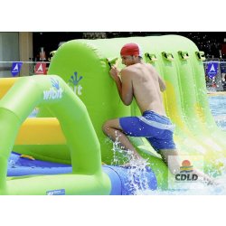 Module Cliff Wibit - Mur de grimpe aquatique gonflable 2 faces - Réf : A3430