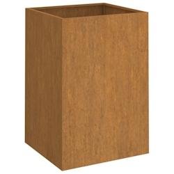 Helloshop26 - Jardinière bac lit surélevé plantes fleurs terrasse jardin 52 x 48 x 75 cm acier corten marron 02_0037686 - marron métal 3000213927788