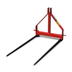 Picball PBP3P2D - Silofarmer - Attelage 3 points pour balles, 2 dents 1,30m, charge max 400kg
