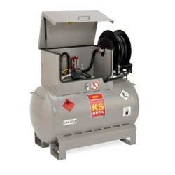 Station essence 300L - pompe manuelle ou électrique - homologuée ADR - cuve antidéflagrante