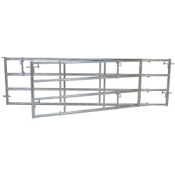 Barrière agricole Ø60 - 4 lisses - 4/6 m - Sens B - Référence 31396B