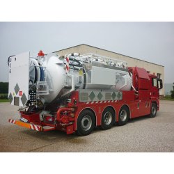 Atex 19t, 26t, 32t - Hydrocureur Huwer - Capacité 7 à 16 m3 - Pompage jusqu'à 3500 m3/h - Haute pression jusqu'à 250 bars