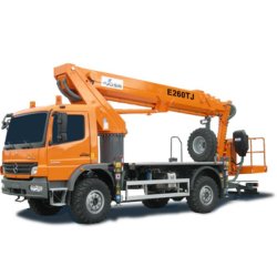 E260TJ Camion nacelle - GSR - Hauteur de travail 26.0 m - Déport maximum 16.0 m - Charge utile 280 kg