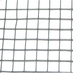Grillage pour animaux soudé gris - H.0.5 x L.10 m - Maille H.12 x L.12.7 mm - Acier - Diamètre fil 0.8 mm