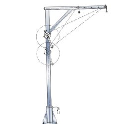 Potence de levage - haacon france - charge admissible 300 kg