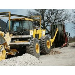 Trancheuse sur pneus UNAC 500P - cabine pressurisée ergonomique, outils interchangeables, moteur Diesel DEUTZ 550 CV