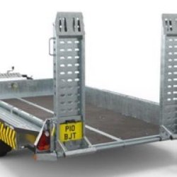 Remorque porte-engins General Plant Rampes - 260x130 cm - 1300 kg - 1 essieu