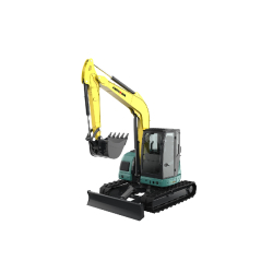 Mini-pelle AMX 95 Monobloc - AMMANN - Moteur Yanmar turbo 73 cv - Chenilles en caoutchouc