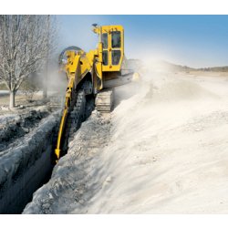 Trancheuse de sol Vermeer T855 - hydrostatique, pour tranchées de 1,8 m à 3,7 m