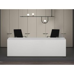 Banque d'accueil Lux en mélaminé