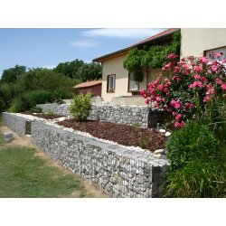 Mur de soutènement en gabion - De 0,3 m à 3 m de haut