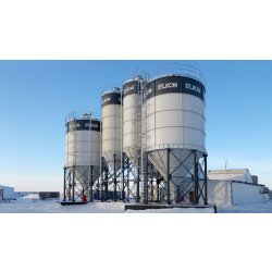 Silo à ciment segmenté et boulonné - Capacité de 50 à 500 tonnes - Économique et facile à expédier - ELKON BETON MAKINALARI SANAYI