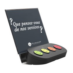 Boitier smiley comptoir RATING
