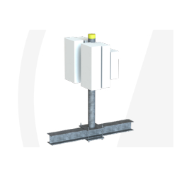 Mât fixation intérieur RRU/RRH - Modèle Ø114 H2000 - Hauteur 2000 mm - Diamètre Ø114 mm