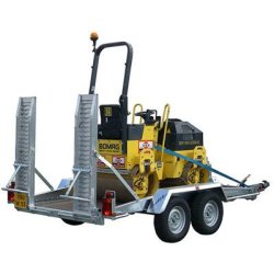 Remorque porte-engins Lider - 2 essieux - PTC 3500 kg - châssis tubulaire mécano-soudé galvanisé