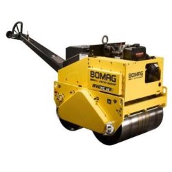 Rouleaux duplex à guidage manuel - BW 75 H Bomag - 750 mm - Puissance 6.2 Yanmar