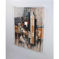 Vitrine en plexiglas pour tableau