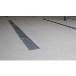 Caniveaux et caillebotis de ventilation - Lecitech avec pattes de scellement et pièces de raccordement