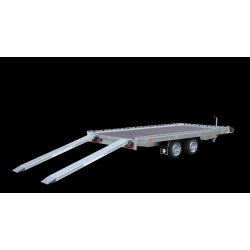 Remorque porte-engins Harpert Indigo HF-2 - 2 essieux - châssis galvanisé et plancher antidérapant
