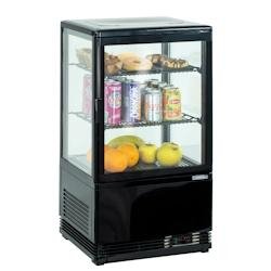 Mini vitrine réfrigérée positive 58L Noire CVR58LN Casselin - gris CVR58LN
