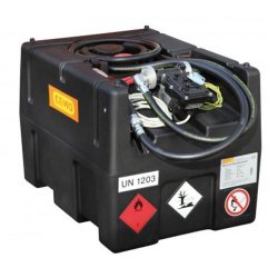 Station essence KS Easy Mobil 190 litres ADR - Pompe électrique 12 V - Sans capot - CEMO - 11500