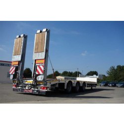 Semi-remorques porte-engins MAXTRAILER MAX 100 - 3 essieux SAF - 50T - véhicule neuf en stock - réf. 9002