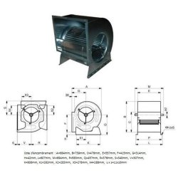 Ventilateur centrifuge at18/18 ss - 7700.6 nicotra