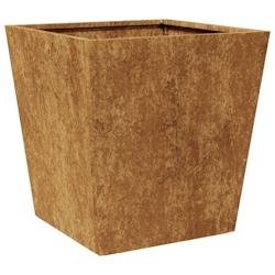 Helloshop26 - Jardinière bac lit surélevé plantes fleurs terrasse jardin 40 x 40 x 40 cm acier corten Marron 02_0037543 02_0037543 - acier 30002138